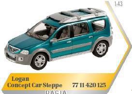 dacia/renault logan concept car steppe 7711420125 Модель 1:43