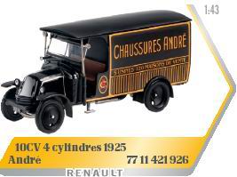 Модель 1:43 Renault 10CV 4 Cylindres - Andre