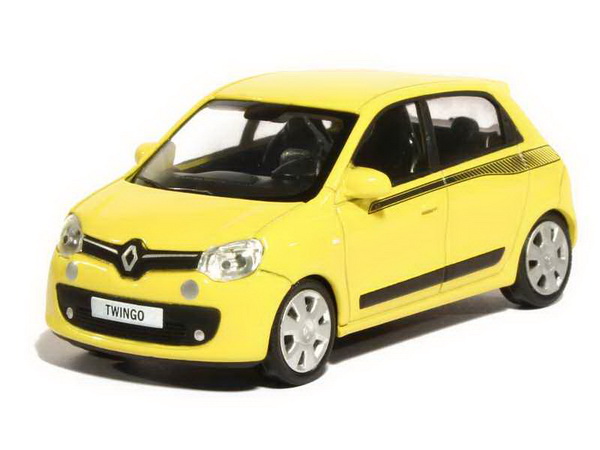 Модель 1:43 Renault New Twingo III - yellow
