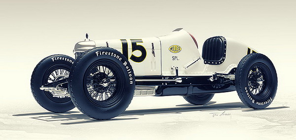 1926 miller, winner indianapolis 500, frank lockhart R18016 Модель 1 18