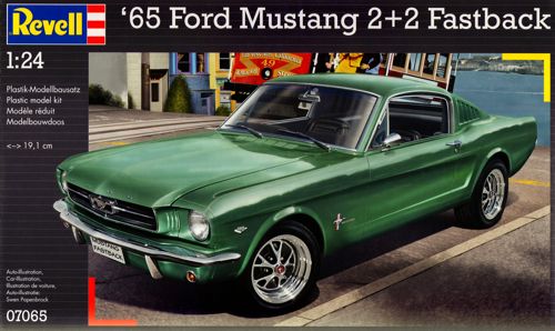 ford mustang 2+2 fastback (kit) 07065 Модель 1:24