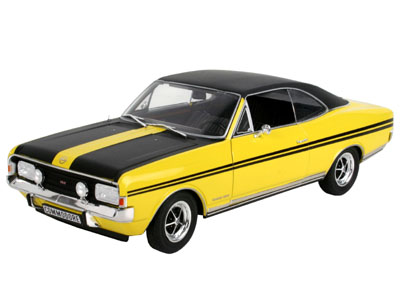 Модель 1:18 Opel Commodore GS/E - yellow/black