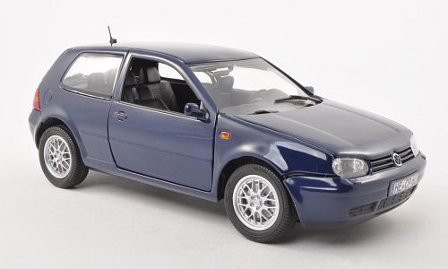 Модель 1:18 Volkswagen Golf IV - blue