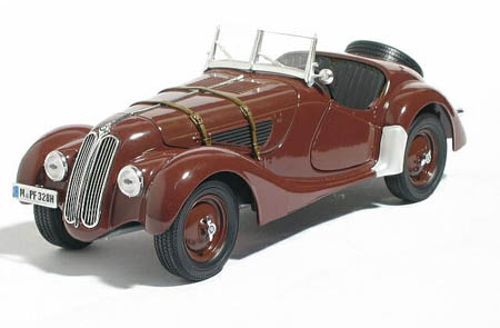 Модель 1:18 BMW 328 Roadster with removable Softtop