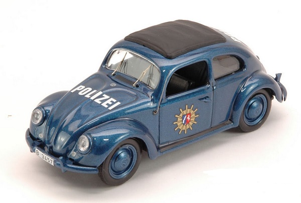 Модель 1:43 Volkswagen Beetle Polizei - blue