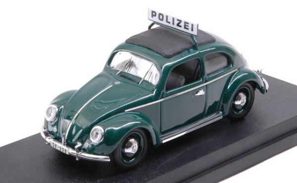Модель 1:43 Volkswagen Beetle Polizei - green
