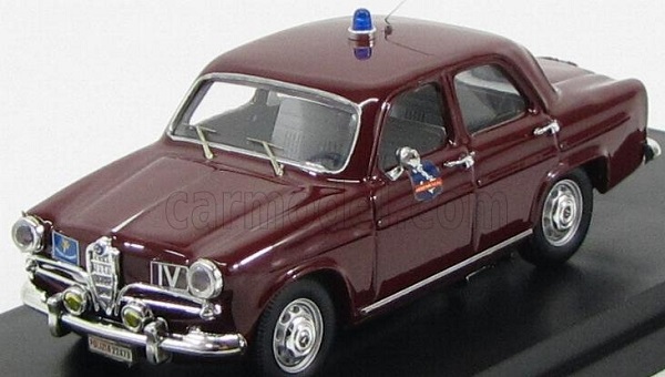 ALFA ROMEO Giulietta 50th Anniversary Polizia Autostradale Autostrada Del Sole (1964-2014), Bordeaux RIO1964/1 Модель 1 43