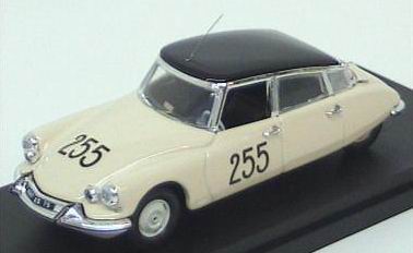 Citroen DS 19 №255 Mille Miglia (LEBES - FAILLY) - yellow/black