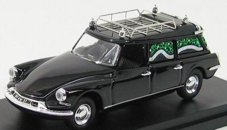 Модель 1:43 Citroen ID 19 Break Carro Funebre - Funeral Car - black
