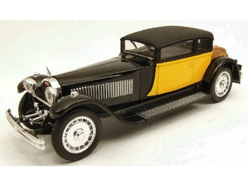 Модель 1:43 Bugatti T41 Royale Weymann - black/yellow