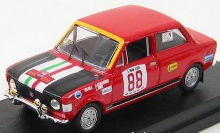 Модель 1:43 FIAT 128 Rally Gr.2 №88 Rally D`Elba (P.Santacroce - L.Versi) / red black