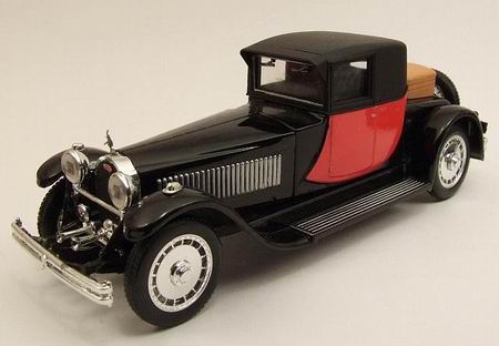 Модель 1:43 Bugatti T41 Royale Coupe Napoleon - black/red