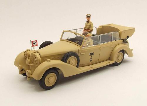 Модель 1:43 Mercedes-Benz 770K Africa Korps (Rommel + driver) - TV series