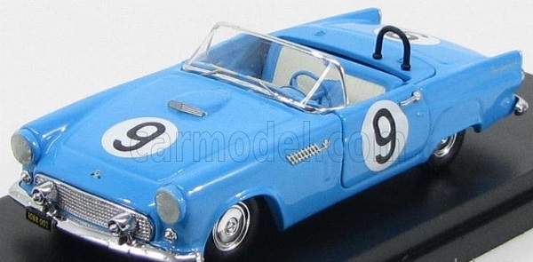 Модель 1:43 Ford Thunderbird Cabriolet №9 Sebring (1955) Scher - Davis, Light Blue