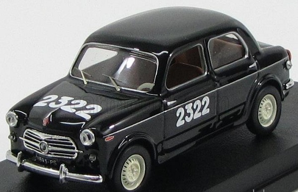 FIAT 1100/103 №2322 Mille Miglia (Tagliani - De Angelis) - black RIO4430 Модель 1:43