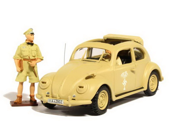 Модель 1:43 Volkswagen Beetle Africa Korps (Rommel + driver)
