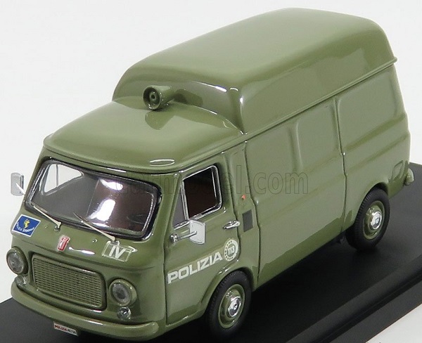 Модель 1:43 FIAT 238 Van Polizia (1972), green