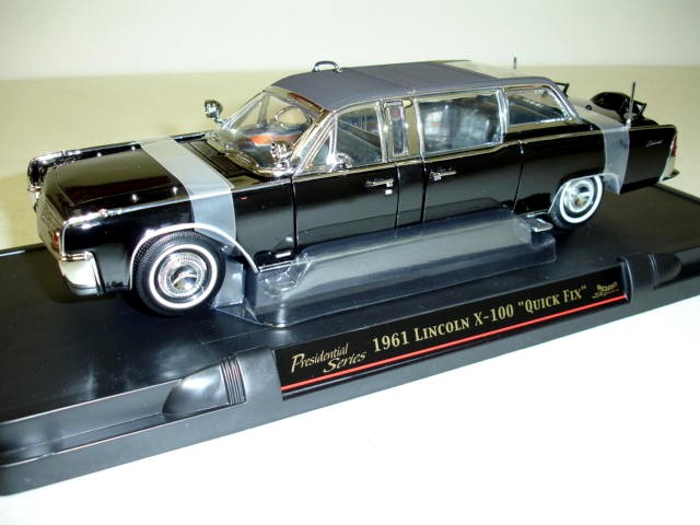 lincoln continental limousine ss-100-x «quick fix» presidential (lyndon baines johnson) - black ROA24078 Модель 1:24