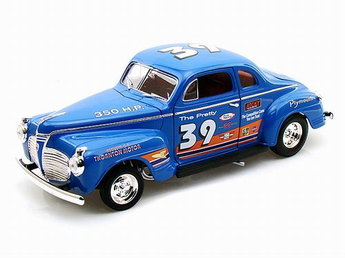 Модель 1:18 Plymouth Pro Street Racing №39 - blue