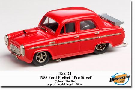 ford prefect pro street fire red ROD21 Модель 1:43