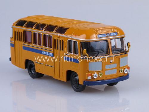 672М автобус - милиция 6900078110004 Модель 1:43