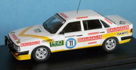 Модель 1:43 Audi 80 Quattro №11 Bauhaus Janner-Rally (GRISSMANN - PATTERMANN) KIT
