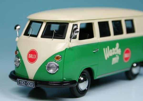 vw t1 bulli bus "dalli waschmittel" lightgreen/beige 002719 Модель 1:43