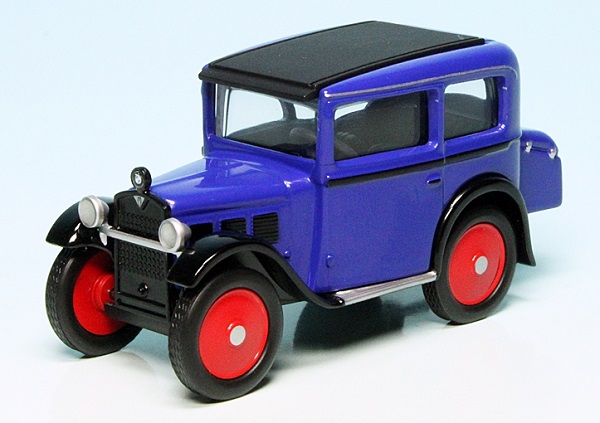 bmw dixi 3/15 cabrio white blue/red, 02380 Модель 1:43