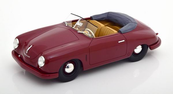 Модель 1:18 Porsche 356 «Gmünd» Cabrio (open) - dark red