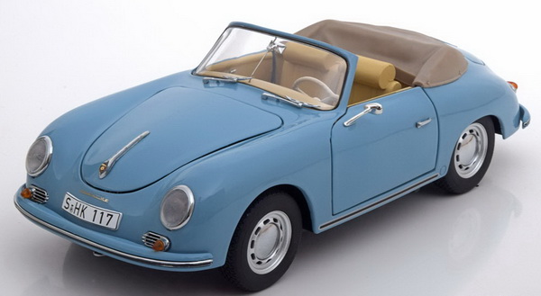 Porsche 356 A Cabrio - light blue 0311 Модель 1:18