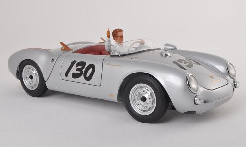 Модель 1:18 Porsche 550 A Spyder №130 «Little Bastard» (James Dean)