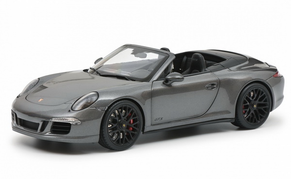 porsche 911 (991) carrera gts cabrio - grey met 0398 Модель 1:18