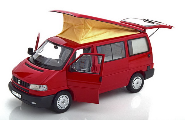 volkswagen t4b westfalia camper - red 0420 Модель 1:18