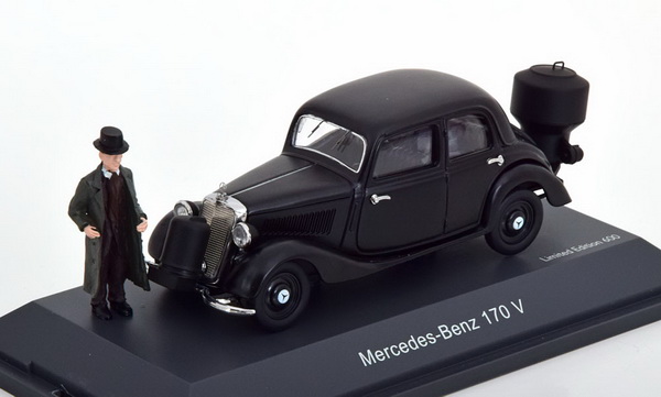 Модель 1:43 Mercedes-Benz 170V c газогенератором и фигуркой (L.E.600pcs)