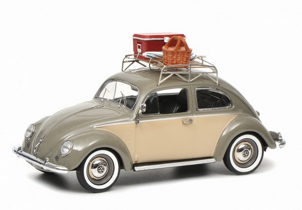 Модель 1:43 Volkswagen Käfer Ovali „Picknick“ - grey/beige (L.E.750pcs)