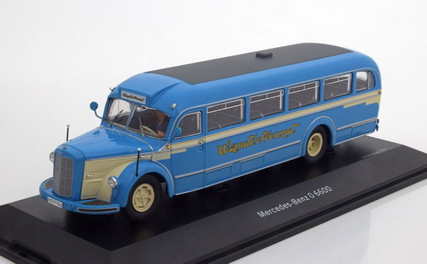 Mercedes-Benz O 6600 Bus «Wanderfreund» - blue/cream (L.E.1000pcs) 2748 Модель 1:43