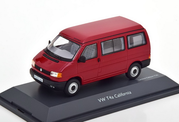 Модель 1:43 Volkswagen T4a California - red (L.E.750pcs)