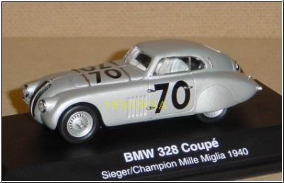 bmw 328 coupe - winner mille miglia №70 2841 Модель 1:43