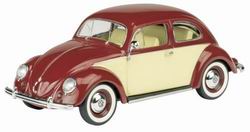 volkswagen beetle - red-beige 3366 Модель 1:43