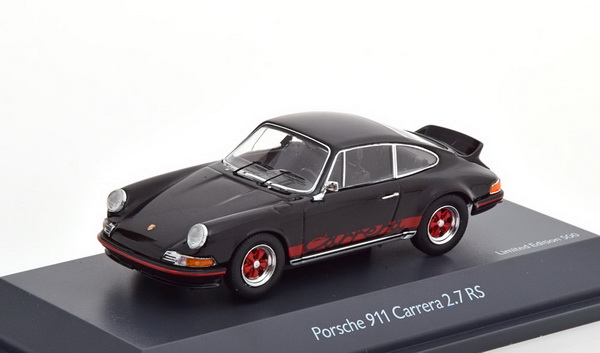 porsche 911 carrera rs 2.7 1973 - black/red 3549 Модель 1:43