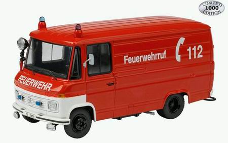 mercedes-benz l 408 «feuerwehr» (пожарный фургон) 3572 Модель 1:43