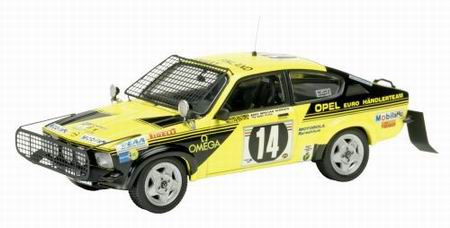 Модель 1:43 Opel Kadett C Coupe №14 Safari-Rally (Aaltonen - Pitz)