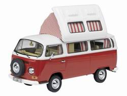 volkswagen t2a campingbus - red 3664 Модель 1:43