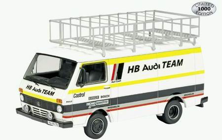 Модель 1:43 Volkswagen LT 28 «HB Audi Team» - техничка