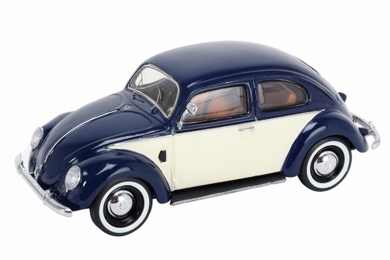 volkswagen beetle - blue/creme 3890 Модель 1:43