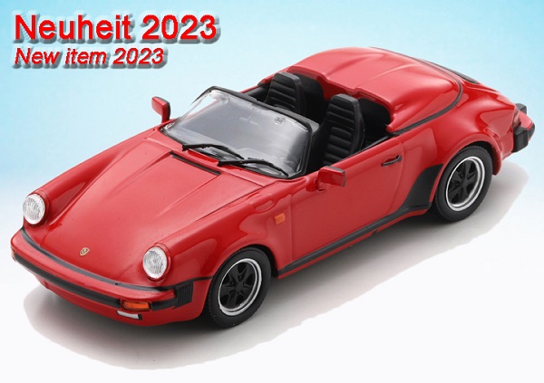 Porsche 911 Speedster (1989) indian-red 450203700 Модель 1:43