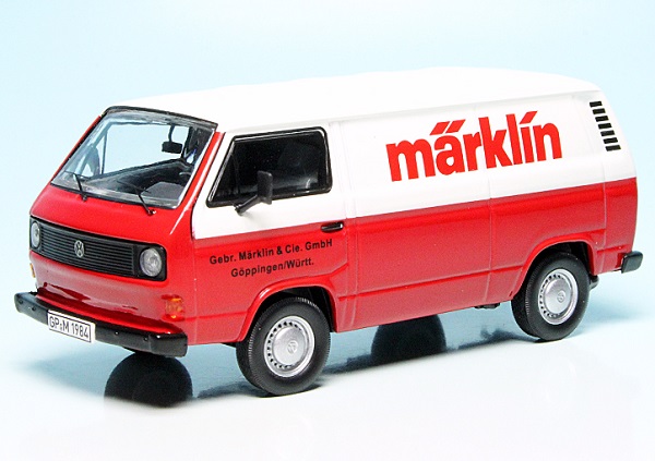 VW T3a Van «Märklin» - red/white 450363200 Модель 1:43