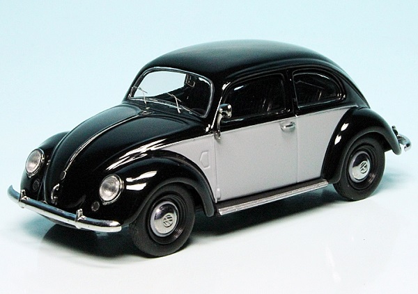 VW Brezelkäfer black/lightgrey 450387700 Модель 1:43