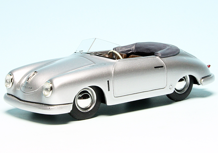 Модель 1:43 Porsche 356 Gmünd Convertible silver-metallic