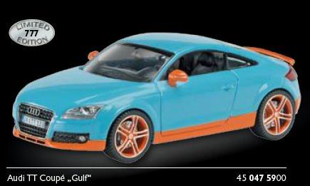 Модель 1:43 Audi TT Coupe тюнинг «Gulf»